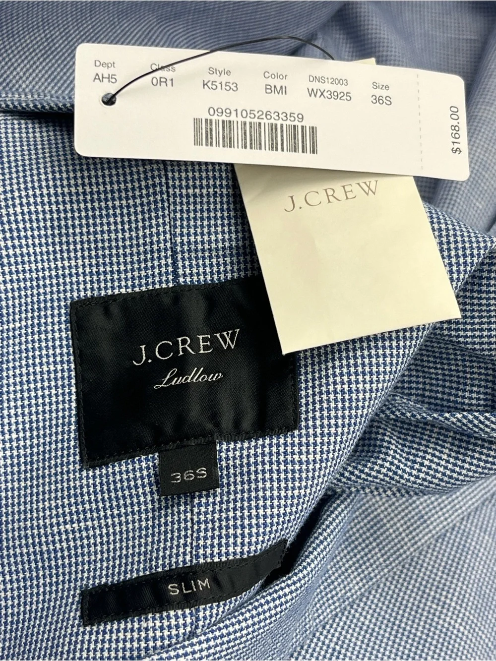 J. Crew blue jacket slim